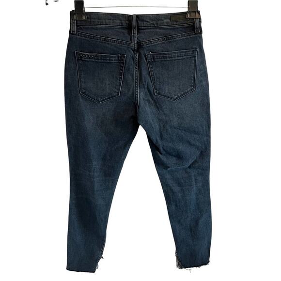 BlankNYC 27 The Bond Skinny Jeans Fray Asymmetric Hem 27 - Picture 4 of 11